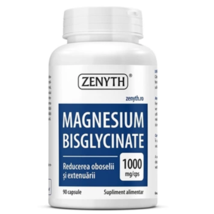 Magneziu Bisglicinat, Magnesium Bisglycinate, Zenyth, 90 capsule